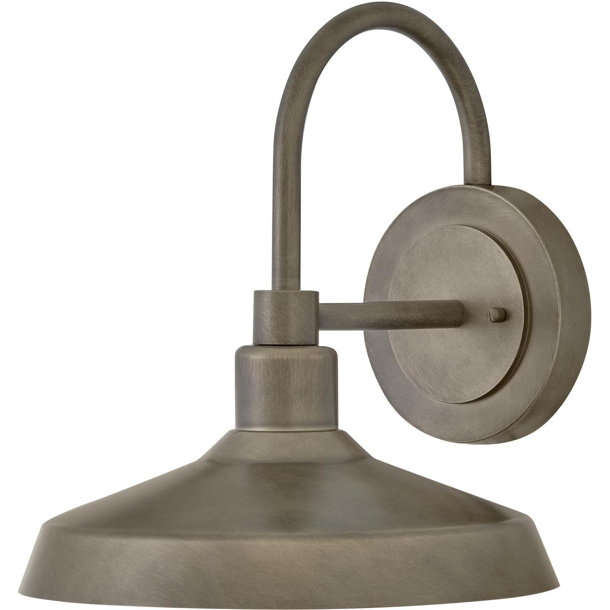 Hinkley 12075BU Coastal Elements Forge 1 Light 13.25 inch Burnished Bronze Outdoor Wall Mount Barn Light