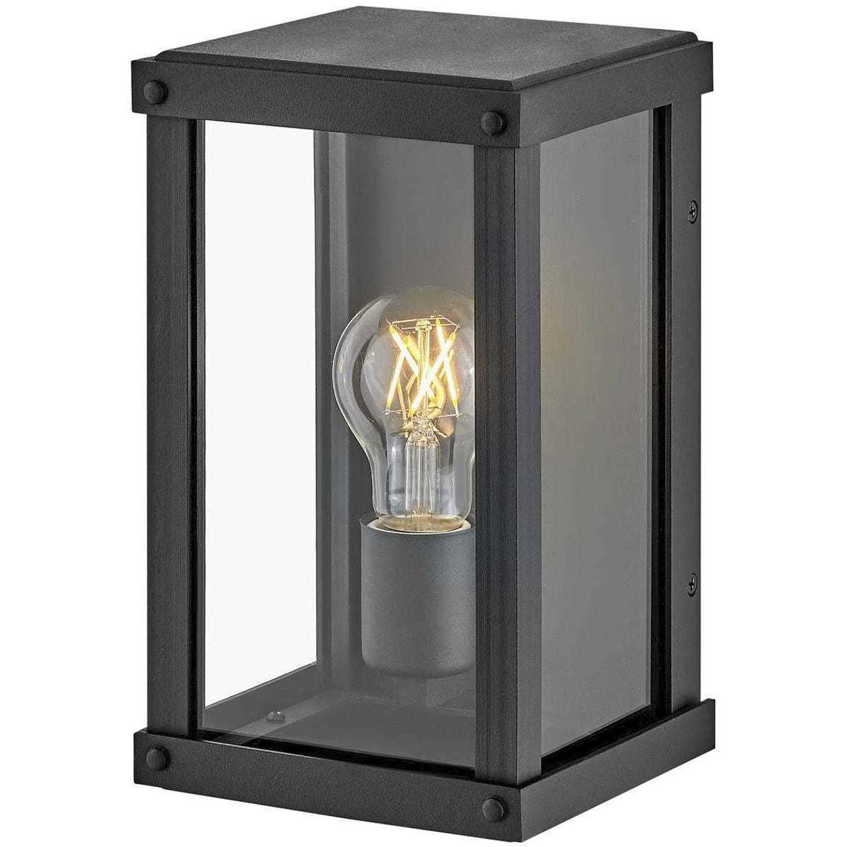 Hinkley 12190MB Beckham Outdoor Wall Mount Lantern in Museum Black