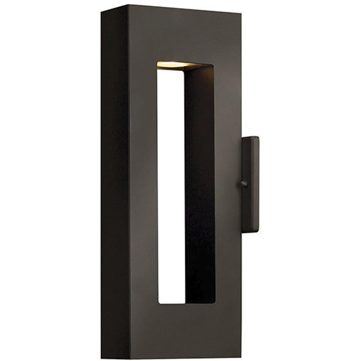 Hinkley 1640BZ-LED Atlantis LED 16 inch Bronze Outdoor Wall Mount Lantern, Small