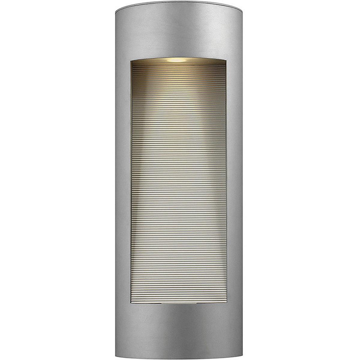 Hinkley 1664TT-LED Luna LED 24 inch Titanium Outdoor Wall Mount Lantern, Large