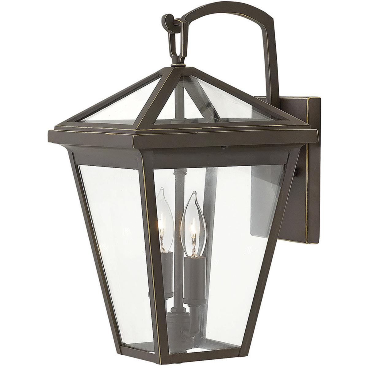 Hinkley 2560OZ Estate Series Alford Place Outdoor Wall Mount Lantern in Oil Rubbed Bronze, Non-LED, Small
