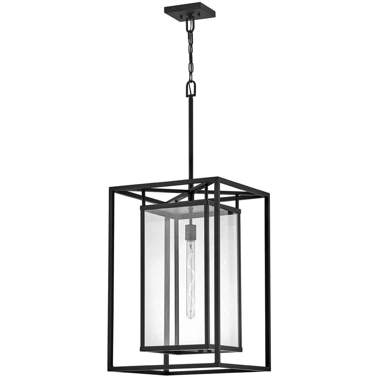 Hinkley 2592BKLL Open Air Max LED 165 inch Black Outdoor Hanging Lantern