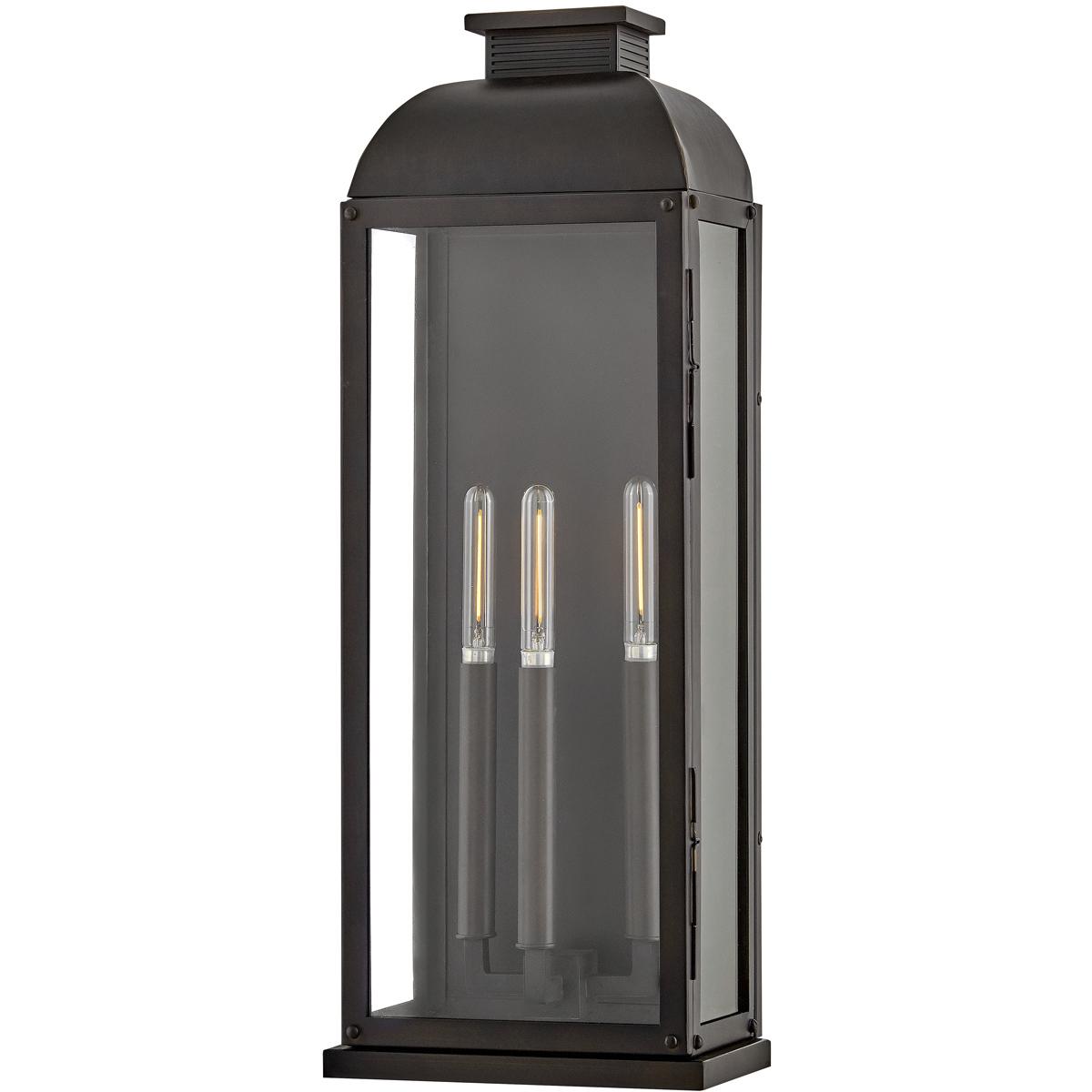 Hinkley 28835DX Heritage Tiverton 3 Light 24 inch Dark Oxidized Brass Outdoor Wall Mount
