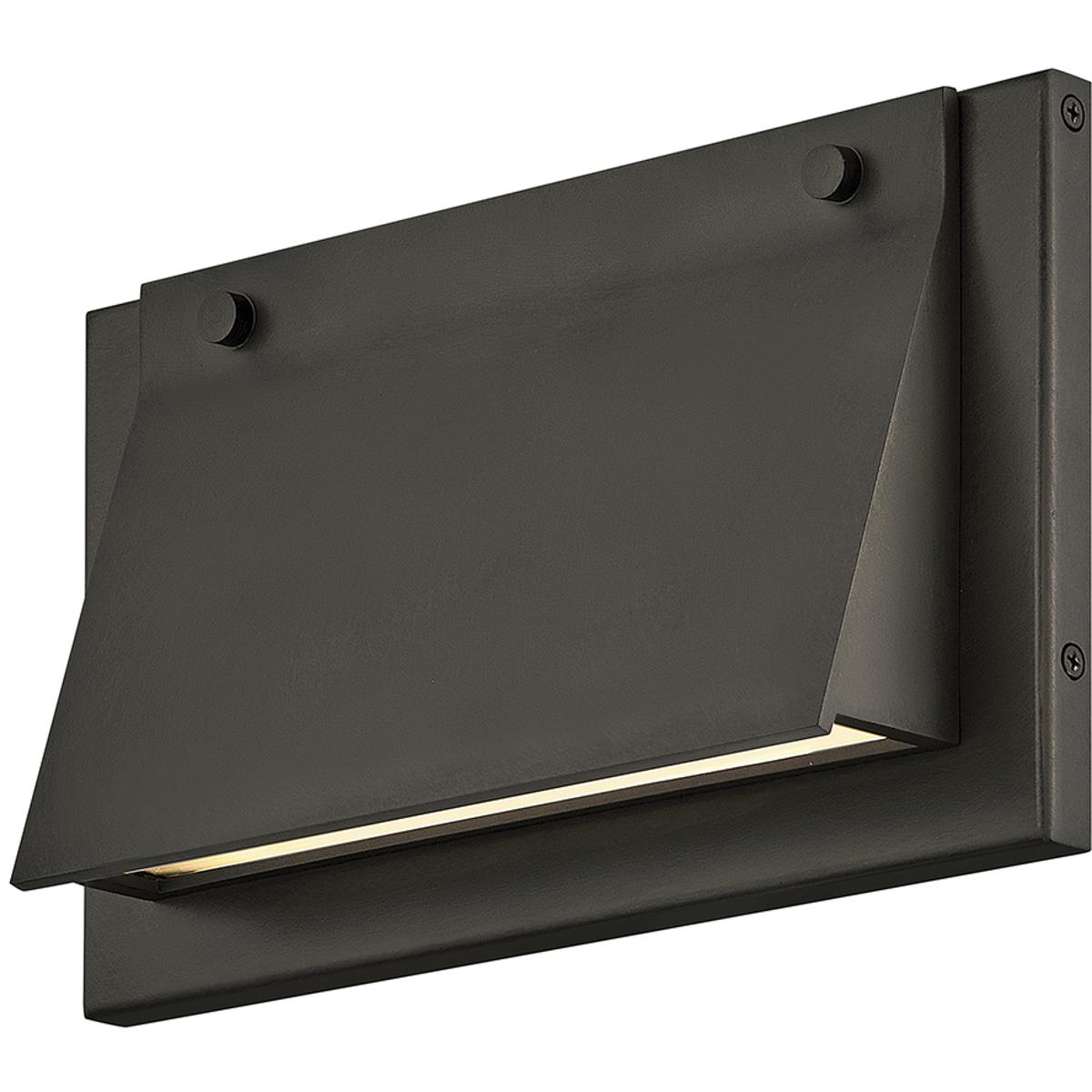 Hinkley 28996BX Fold LED 7 inch Black Oxide Outdoor Wall Mount Lantern