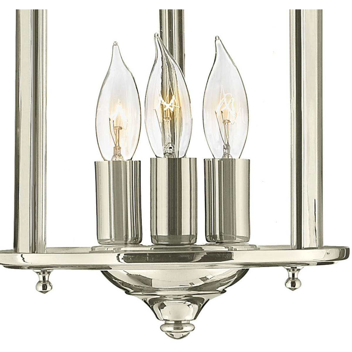 Hinkley 3470PN Gentry 3 Light 8 inch Polished Nickel Foyer Light