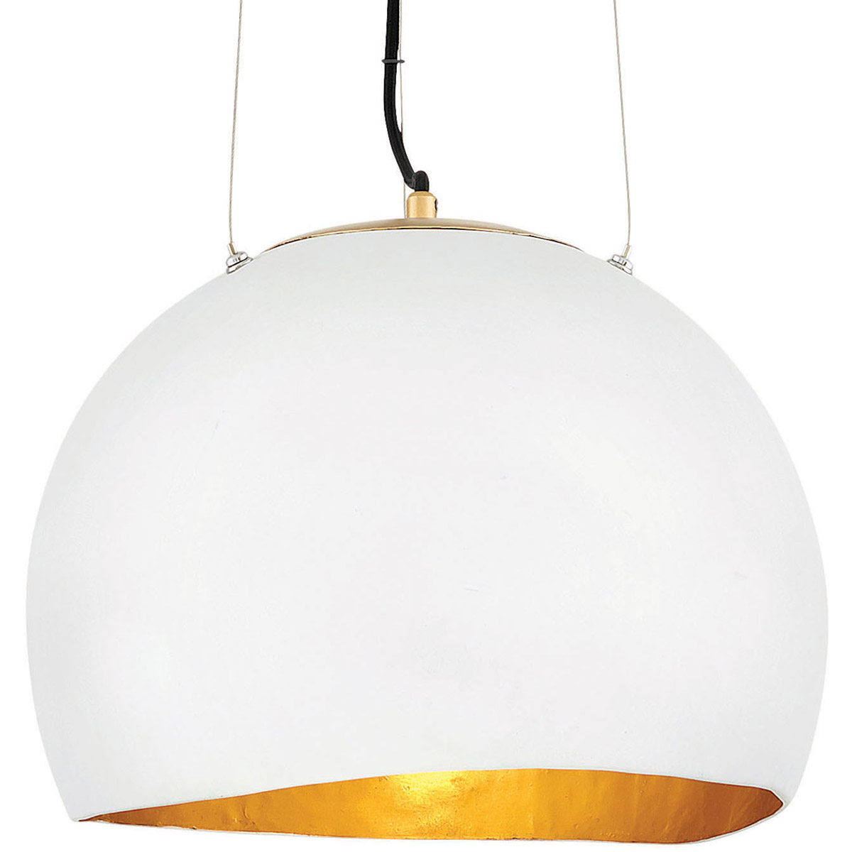 Hinkley Lighting 35904SHW Lisa McDennon Nula Pendant Shell White/Gold