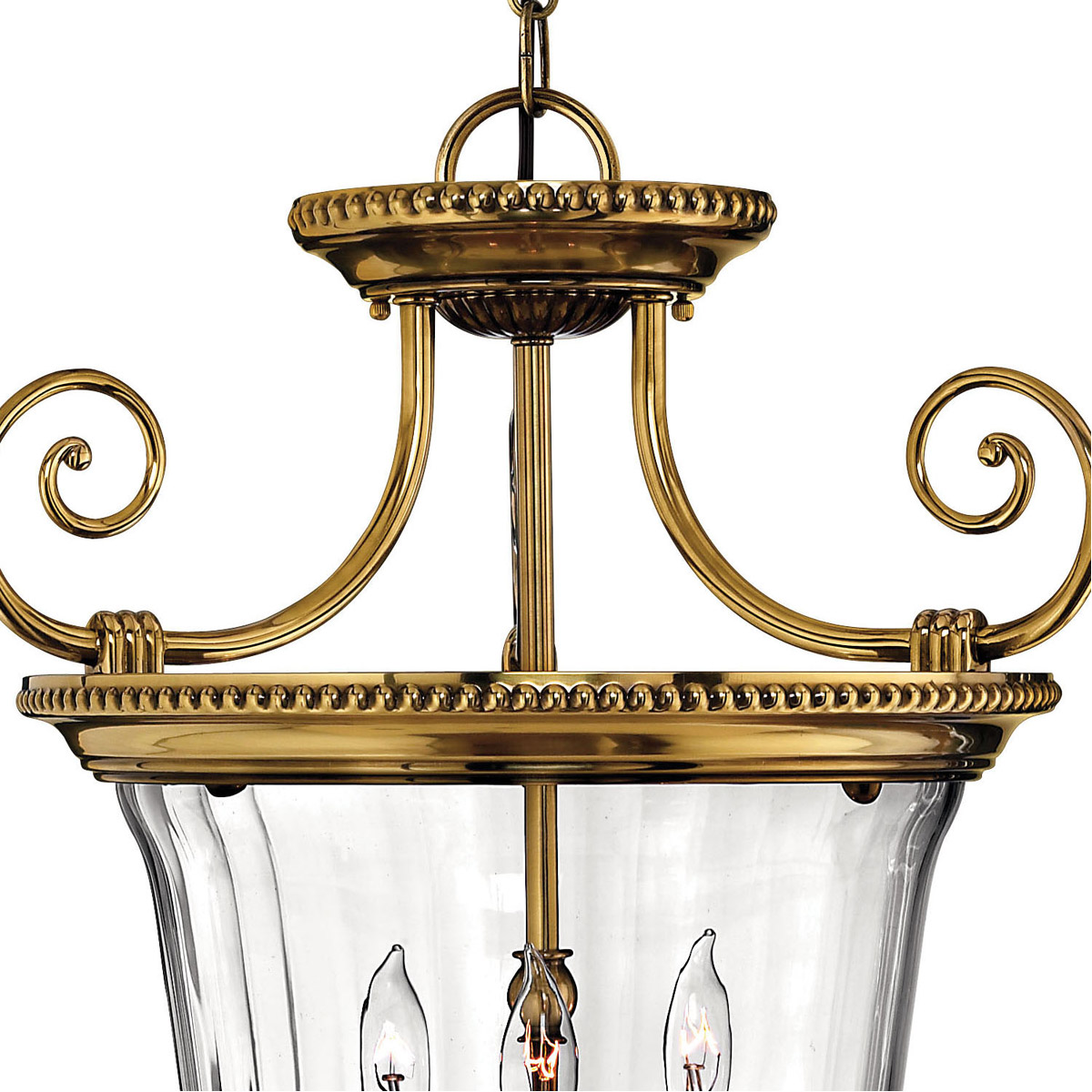 Hinkley Lighting 3613BB Cambridge Foyer Pendant Burnished Brass eBay