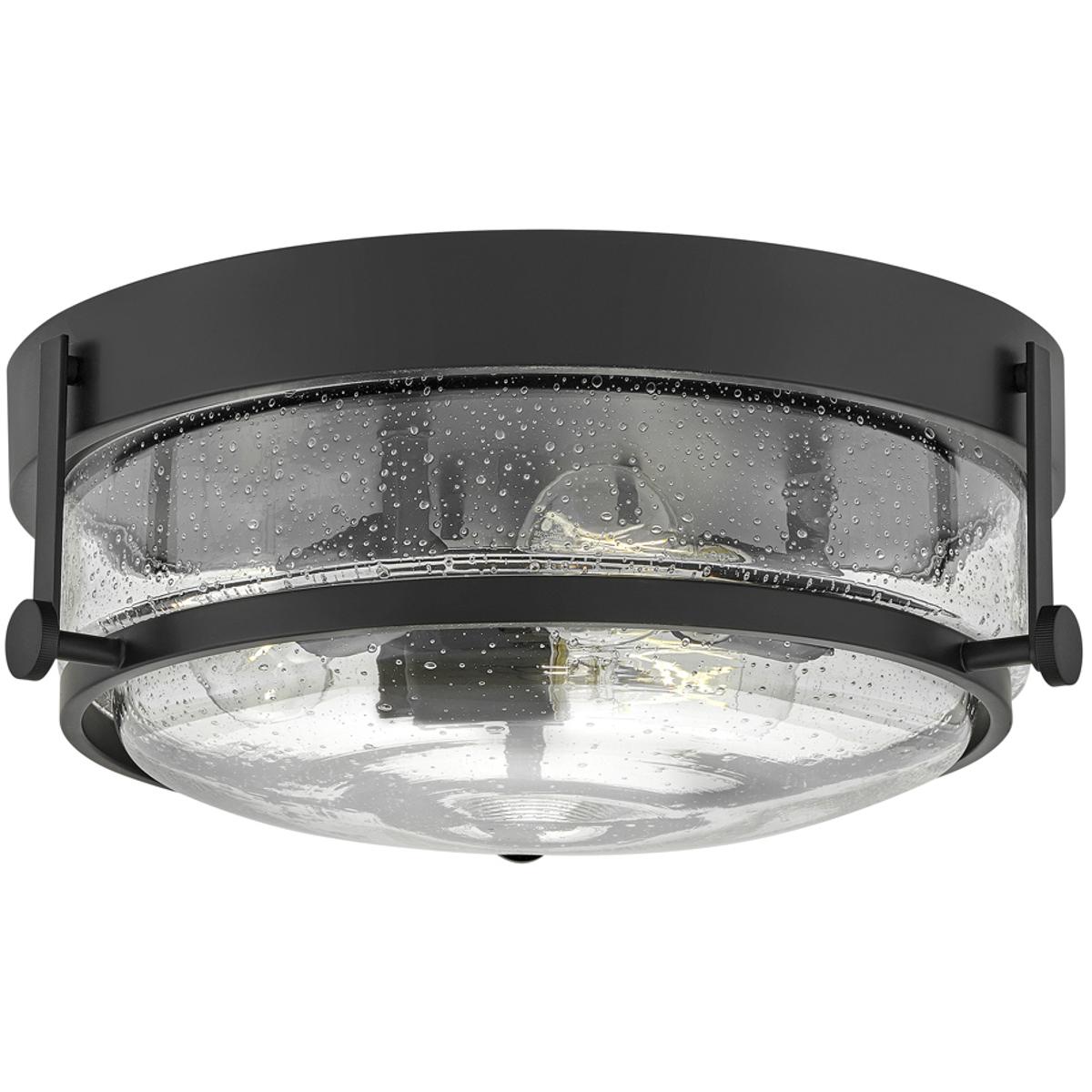 Hinkley 3640BK-CS Harper 3 Light 15.75 inch Black Indoor Flush Mount Ceiling Light