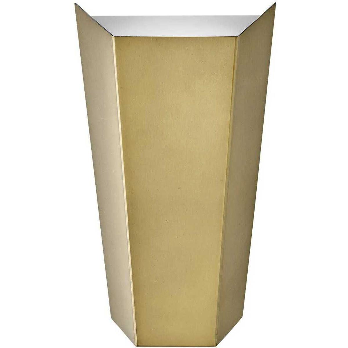 Hinkley 41691HB Vin LED 6 inch Heritage Brass ADA Indoor Wall Sconce Wall Light