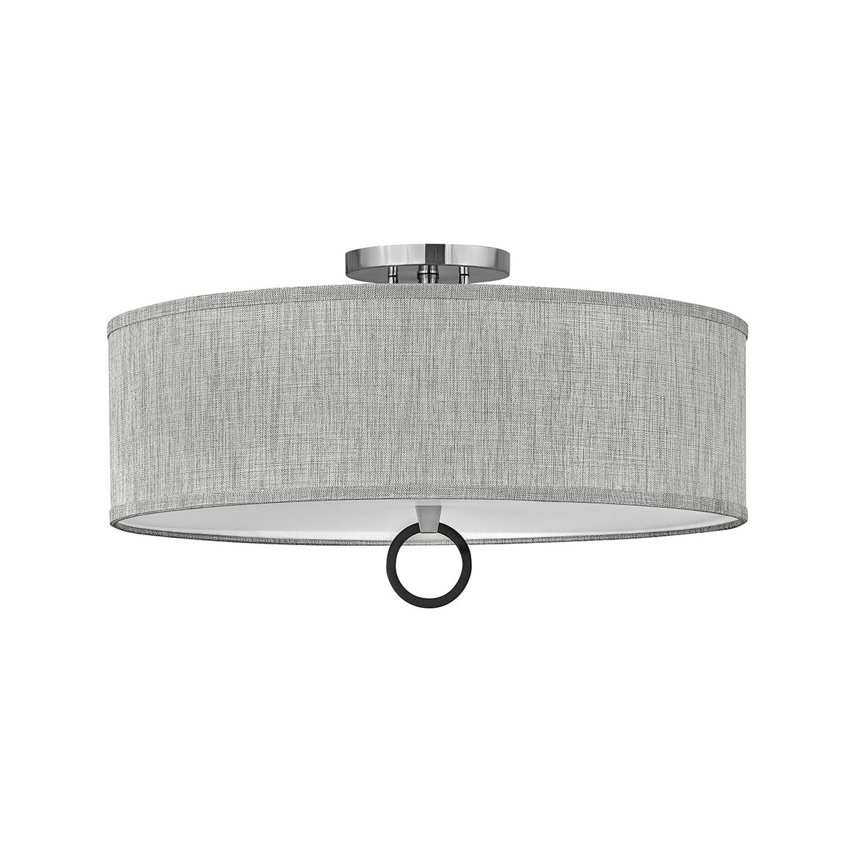 Hinkley 41909BN Galerie Link 4 Light 23.75 inch Brushed Nickel Semi-Flush Mount Ceiling Light