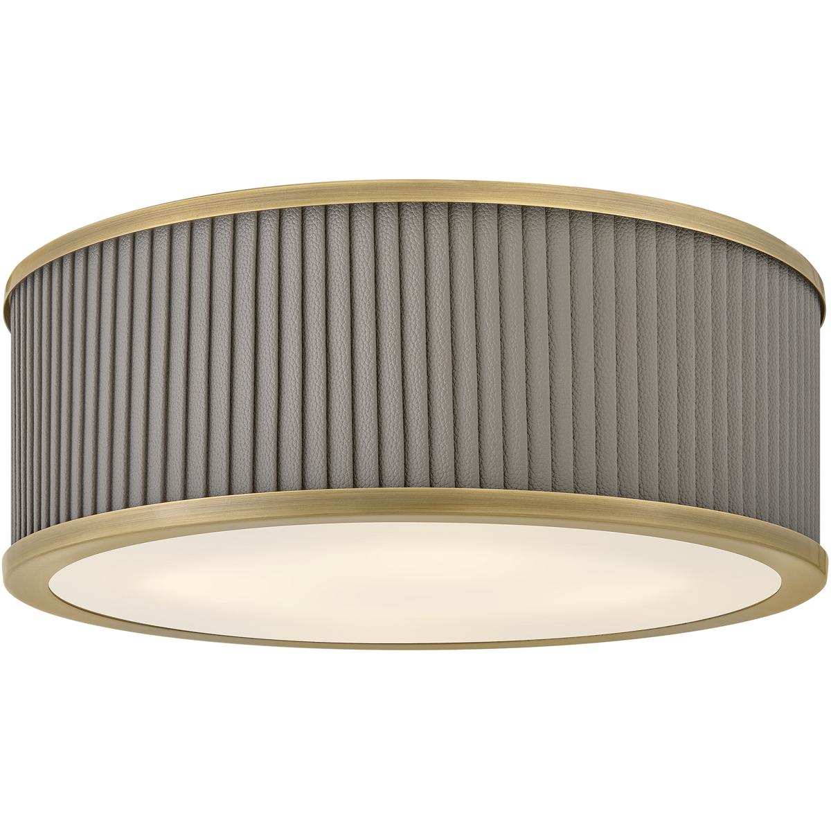 Hinkley 45053HB Arden LED 17.5 inch Heritage Brass Flush Mount Ceiling Light