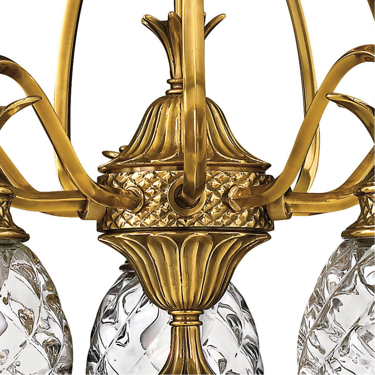 Hinkley Lighting 4885BB Plantation Chandelier Burnished Brass eBay