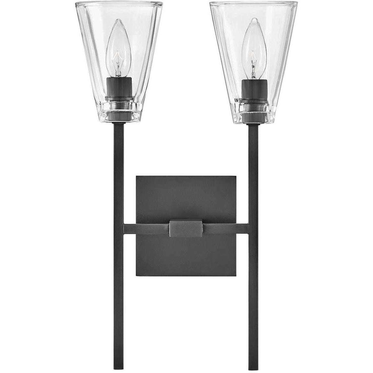 Hinkley 50642BX Auden 2 Light 11 inch Black Oxide Vanity Light Wall Light