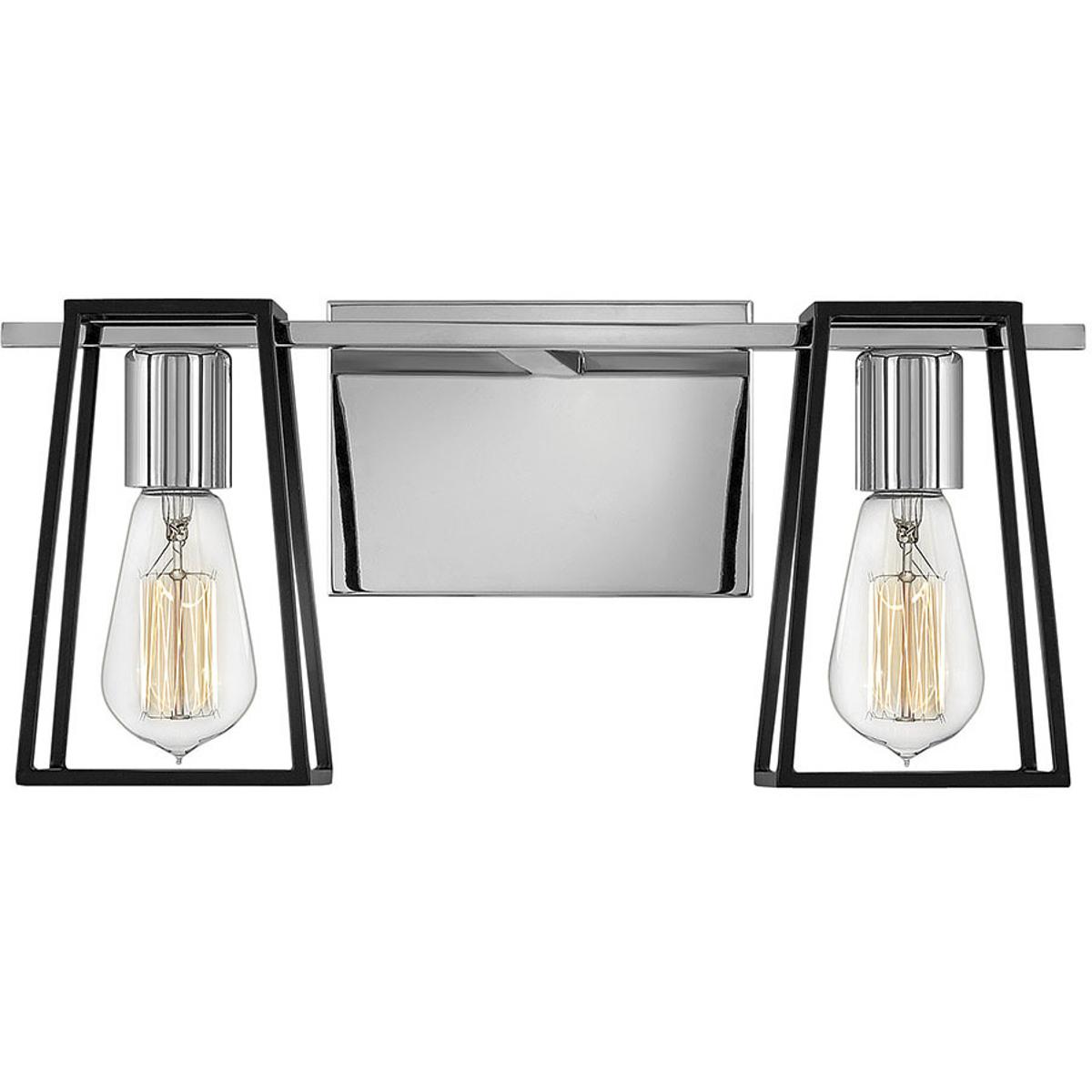 Hinkley Lighting 5162CM Filmore Bathroom Vanity Light Chrome/Satin