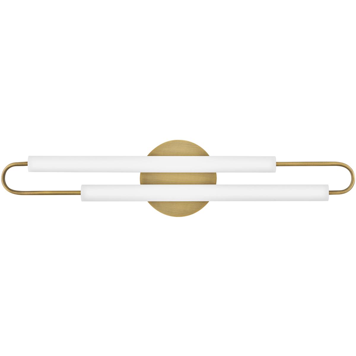 Hinkley 53860LCB Eos LED 25 inch Lacquered Brass Bath Light Wall Light