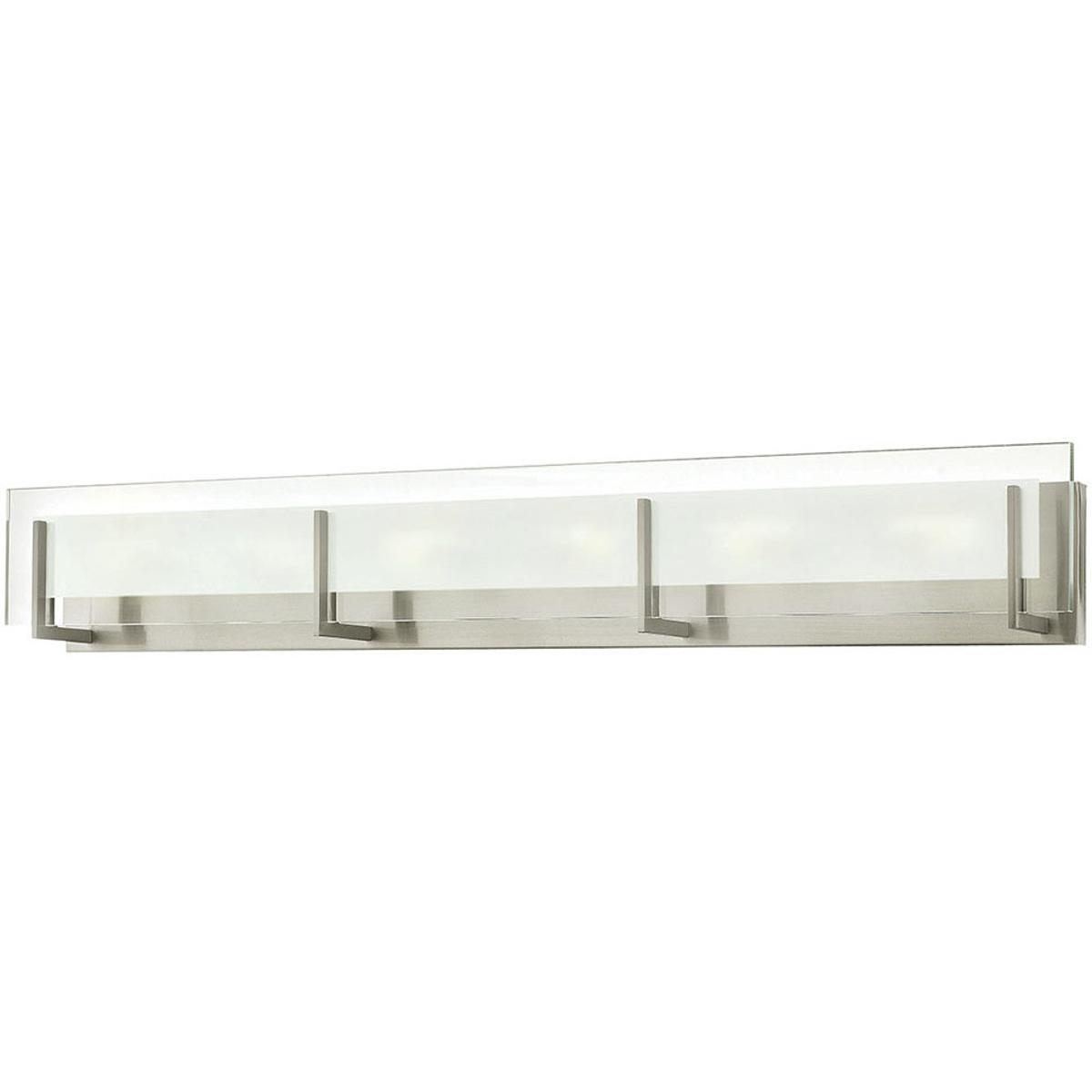 Hinkley 5656BN Latitude 6 Light 38 inch Brushed Nickel Vanity Light Wall Light