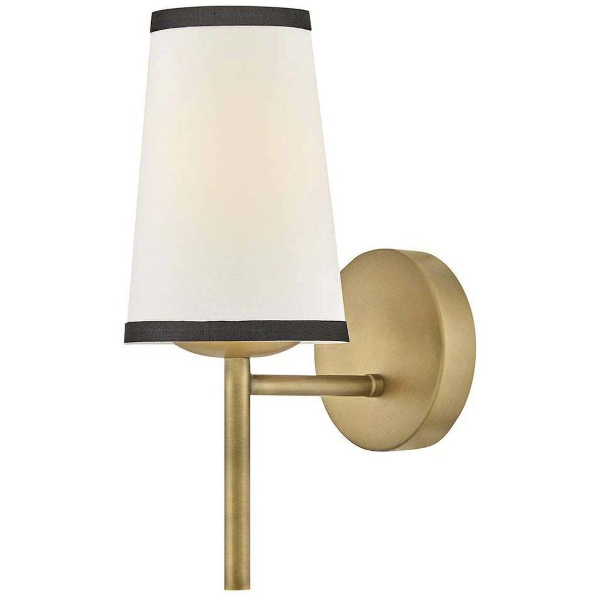 Lacquered Brass LED Wall Sconce from the Sonia Collection