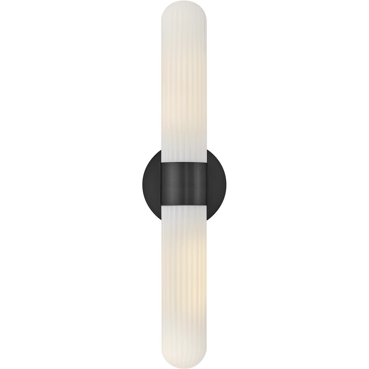 Hinkley 57482BK Nina Wall Mount Bath Wall Light in Black