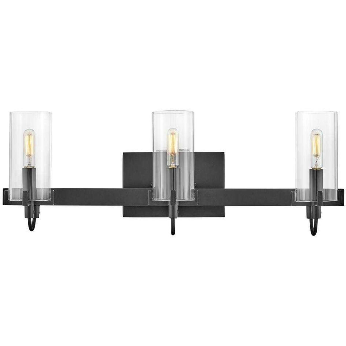 Hinkley 58063BK Ryden 23 inch Black Vanity Light Wall Light