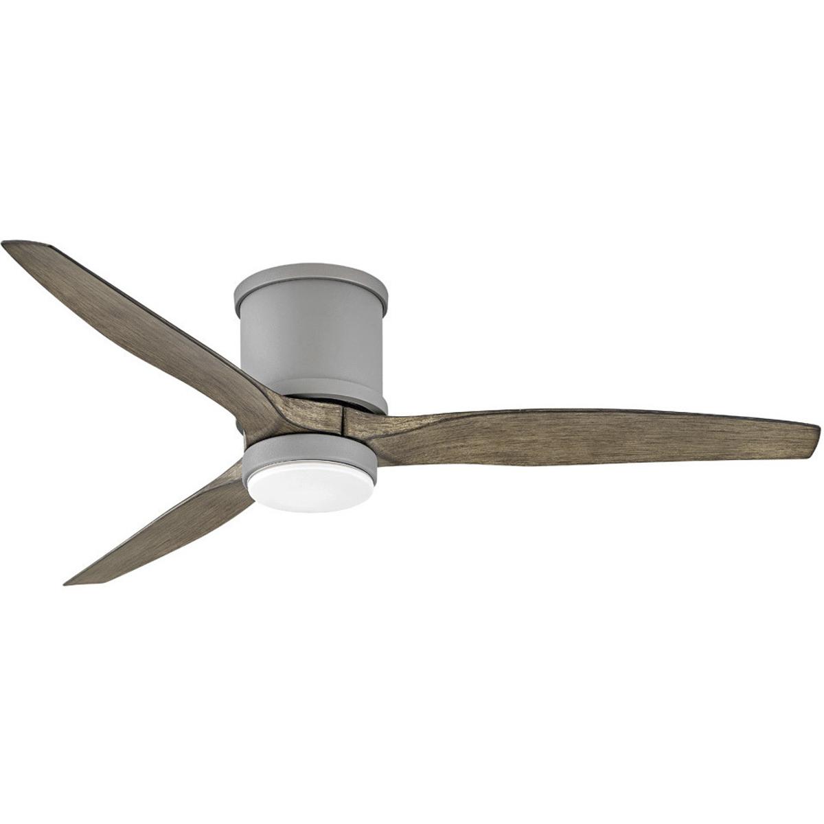 Hinkley 900852FGT-LWD Hover Flush 52 inch Graphite with Driftwood Blades Fan