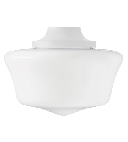 Hunter Fans Original Schoolhouse Globe 1 Light Fan Light Kit in Satin White (no glass) 25269