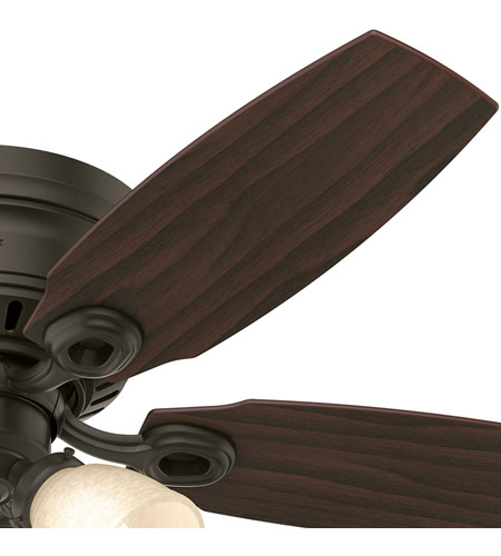 Hunter Fan 52086 Hatherton 46 inch New Bronze with Roasted Walnut/Yellow Walnut Blades Ceiling Fan, Low Profile 52086_1.jpg