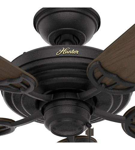 Hunter Fan 53060 Sea Air 52 inch Textured Matte Black with Cocoa Blades Outdoor Ceiling Fan 53060_5.jpg