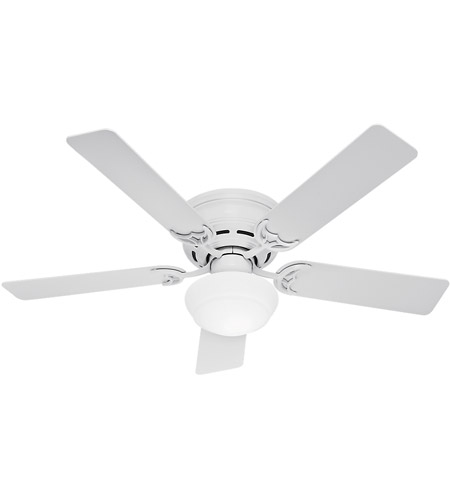 Hunter Fan 53075 Low Profile Iii Plus 52 Inch White Ceiling Fan