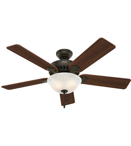 Pros Best 52 Inch New Bronze With Dark Cherry Medium Oak Blades Ceiling Fan Five Minute Fan