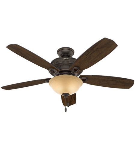 Hunter Fan 53353 Ambrose 52 inch Onyx Bengal with Burnished Aged Maple/Aged Maple Blades Ceiling Fan 53353_3.jpg