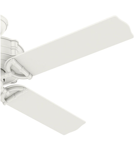 Hunter Fan 54180 Brunswick 52 inch Fresh White with Fresh White/Grey Oak Blades Indoor/Outdoor Ceiling Fan 54180_1.jpg