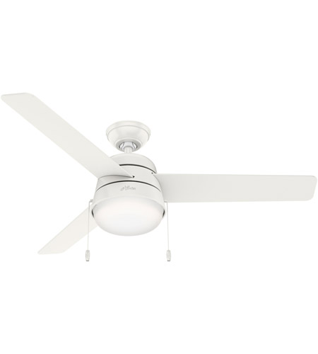 Hunter Fan 50378 Aker 52 Inch Fresh, Aker 36 In Led Indoor Fresh White Ceiling Fan