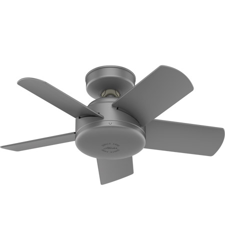 Hunter Fan 51361 Omnia 30 inch Matte Silver Outdoor Ceiling Fan