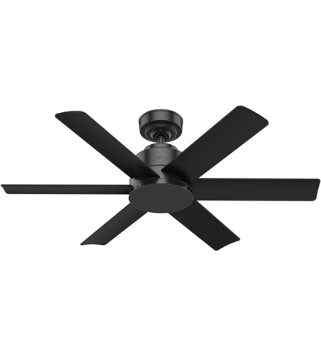 Hunter Fan 59613 Kennicott 44 inch Matte Black Outdoor Ceiling Fan photo