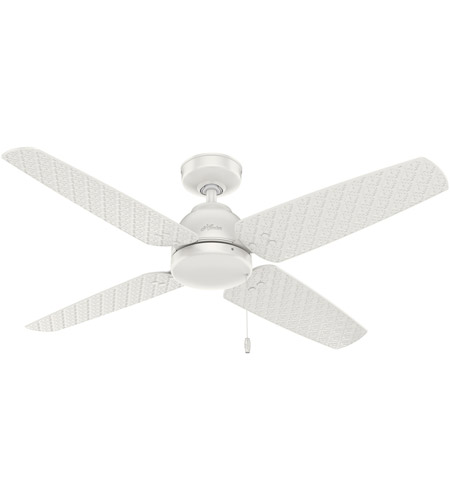 Hunter Fan 59618 Sunnyvale 52 inch Fresh White Outdoor Ceiling Fan photo