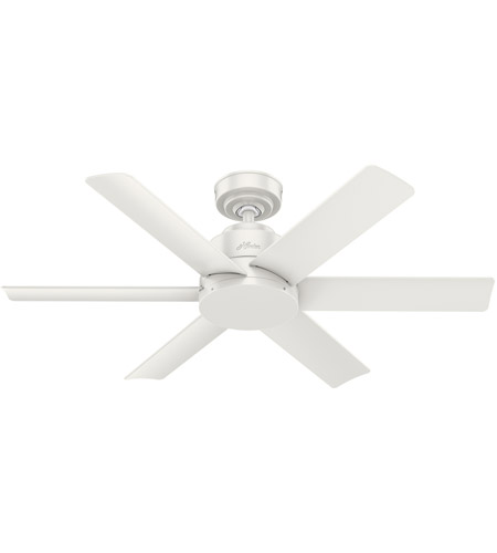 Hunter Fan 59614 Kennicott 44 inch Fresh White Outdoor Ceiling Fan 