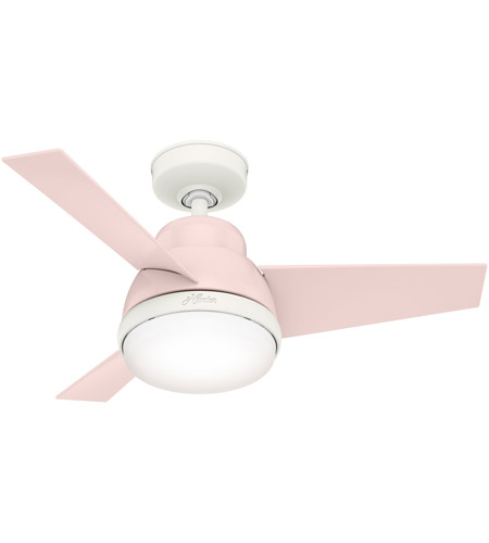 Hunter Fan 51850 Valda 36 inch Blush Pink Ceiling Fan photo