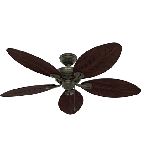 Hunter Fan 50473 Bayview 54 Inch, Antique Looking Outdoor Ceiling Fans