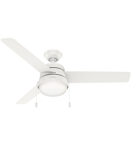 Hunter Fan 50387 Aker 52 Inch Fresh, Hunter White Outdoor Ceiling Fan