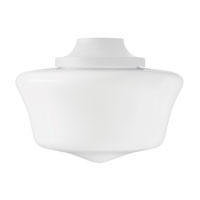 Hunter Fans Original Schoolhouse Globe 1 Light Fan Light Kit in Satin White (no glass) 25269 thumb