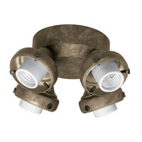 Hunter Fans Four Light Fitter With Integrated Switch Housing 4 Light Fan Light Kit in Provencal Gold (no glass) 28649 photo thumbnail