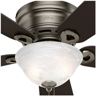 Hunter Fan 51024 Conroy 42 inch Antique Pewter with Rosewood/Dark Maple Blades Ceiling Fan, Low Profile  alternative photo thumbnail