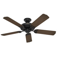 Hunter Fan 53060 Sea Air 52 inch Textured Matte Black with Cocoa Blades Outdoor Ceiling Fan 53060_1.jpg thumb