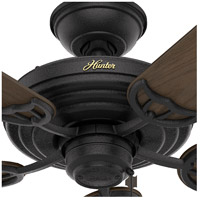 Hunter Fan 53060 Sea Air 52 inch Textured Matte Black with Cocoa Blades Outdoor Ceiling Fan 53060_5.jpg thumb