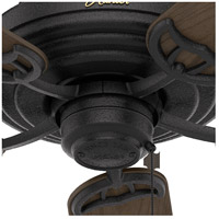 Hunter Fan 53060 Sea Air 52 inch Textured Matte Black with Cocoa Blades Outdoor Ceiling Fan 53060_6.jpg thumb