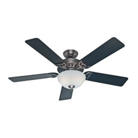 Hunter Fan 53171 The Sonora 52 inch Antique Pewter with Black/Cherry Blades Indoor Ceiling Fan photo thumbnail