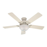 Hunter Fan 53173 The Sonora 52 inch French Vanilla with French Vanilla/Bleached Oak Blades Indoor Ceiling Fan  photo thumbnail