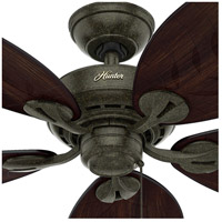 Hunter Fan 54098 Bayview 54 inch Provencal Gold with Antique Dark Wicker/Antique Dark Palm Leaf Blades Outdoor Ceiling Fan 54098_3.jpg thumb