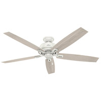 Hunter Fan 54171 Donegan 60 inch Fresh White with Fresh White/Light Grey Oak Blades Ceiling Fan 54171_4.jpg thumb