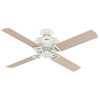 Hunter Fan 54180 Brunswick 52 inch Fresh White with Fresh White/Grey Oak Blades Indoor/Outdoor Ceiling Fan 54180_4.jpg thumb
